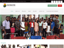 Tablet Screenshot of patriotsghana.org